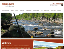 Tablet Screenshot of mayfloweradventures.com